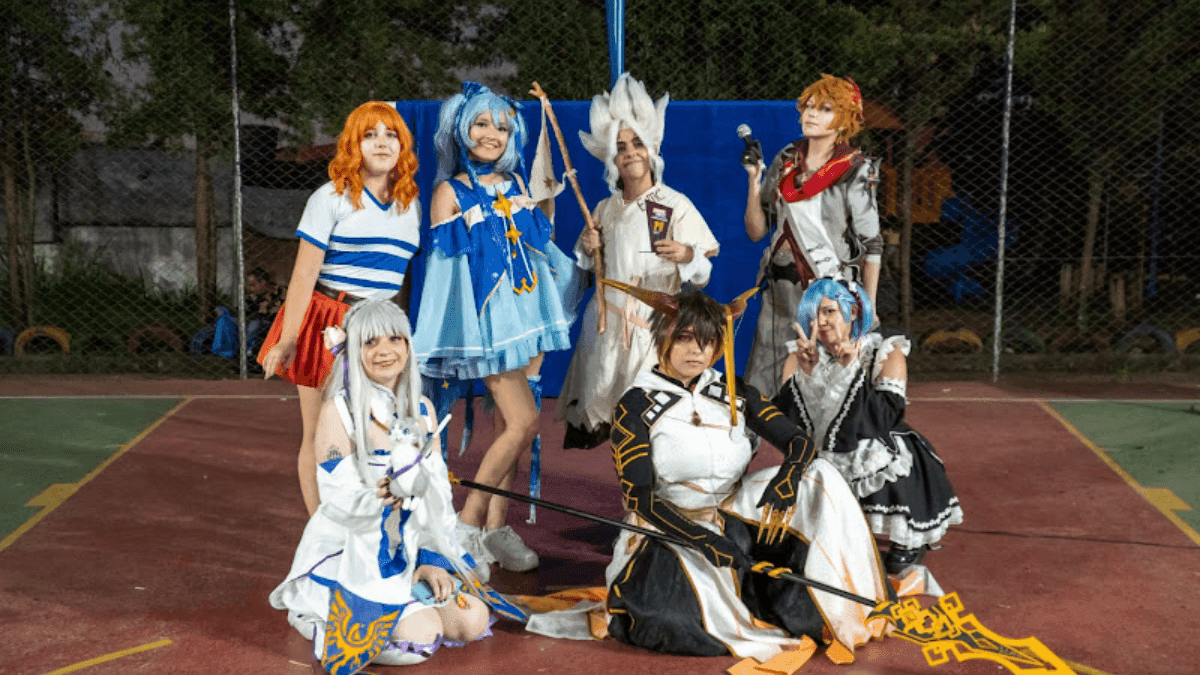 Cosplayers no Animagia Guará