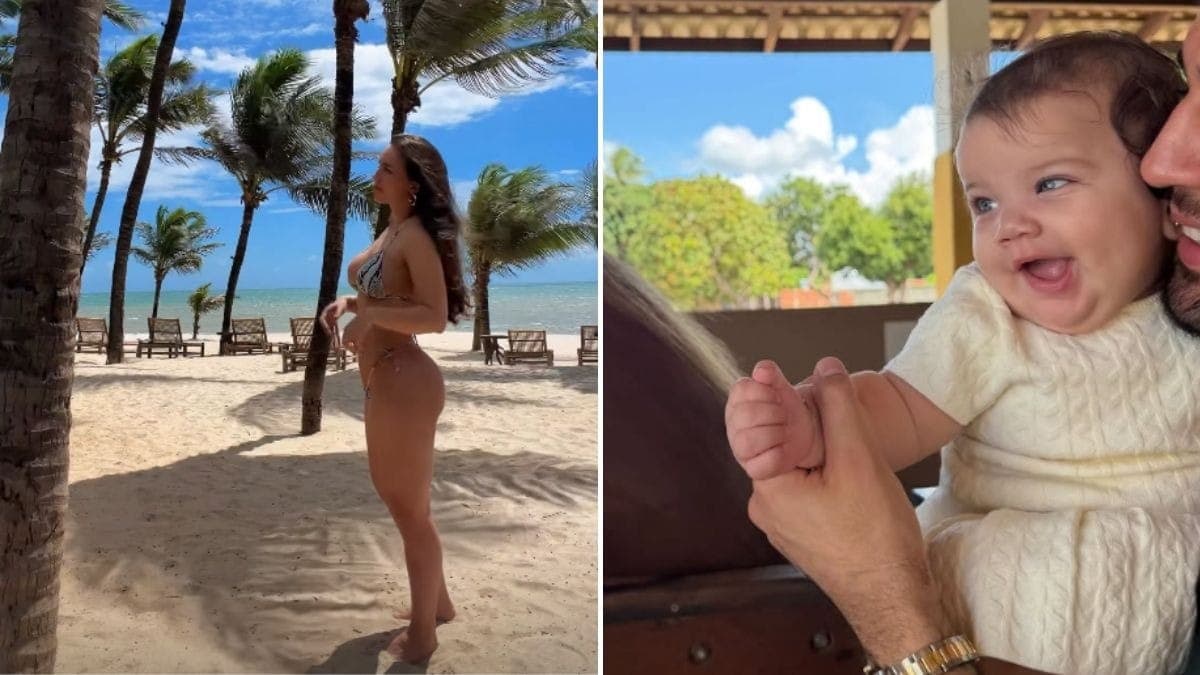 Rafa Kalimann compartilha cliques do momento em família