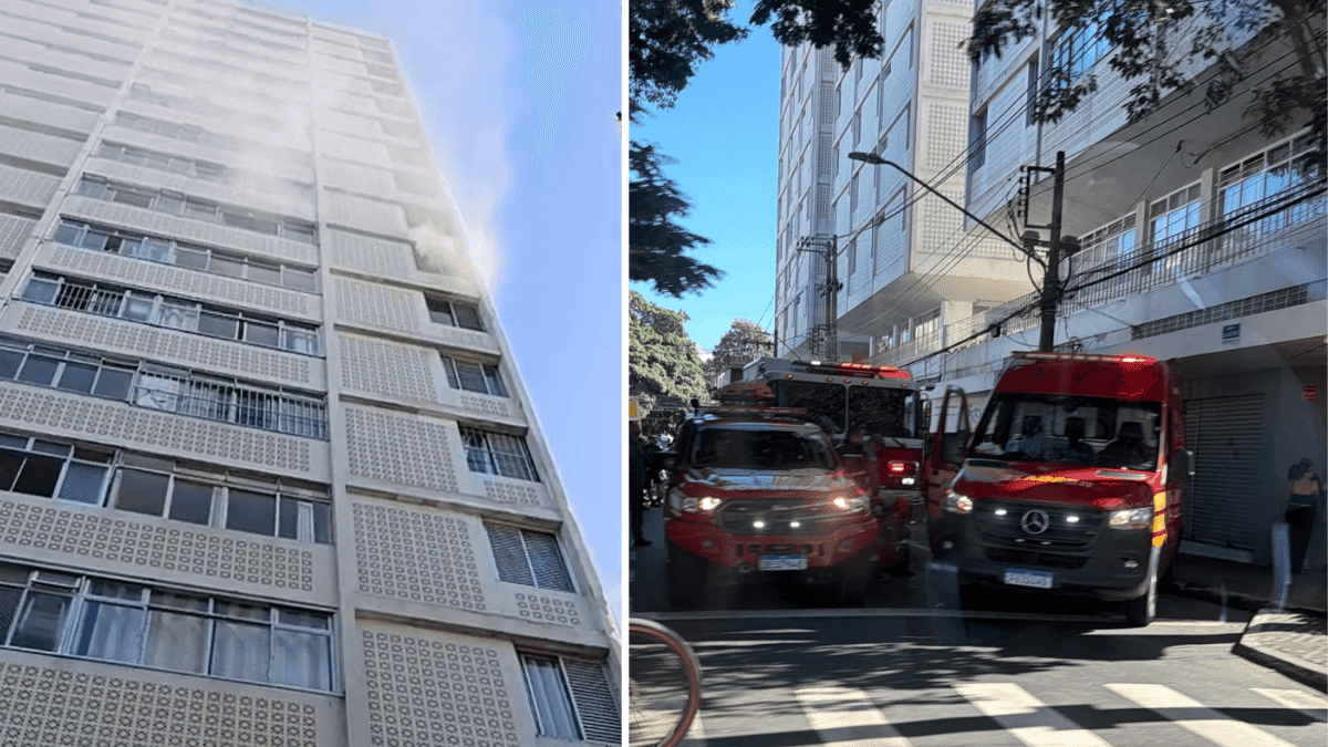 Incêndio em apartamento deixa duas pessoas intoxicadas pela fumaça em SJC