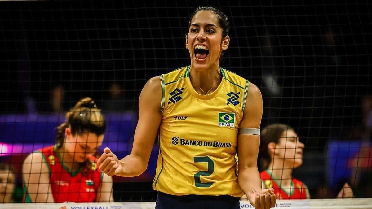 Diana comemora vitória brasileira em Brasília