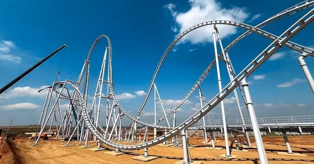 Montanha-russa Ghost Rider, no Cacau Park