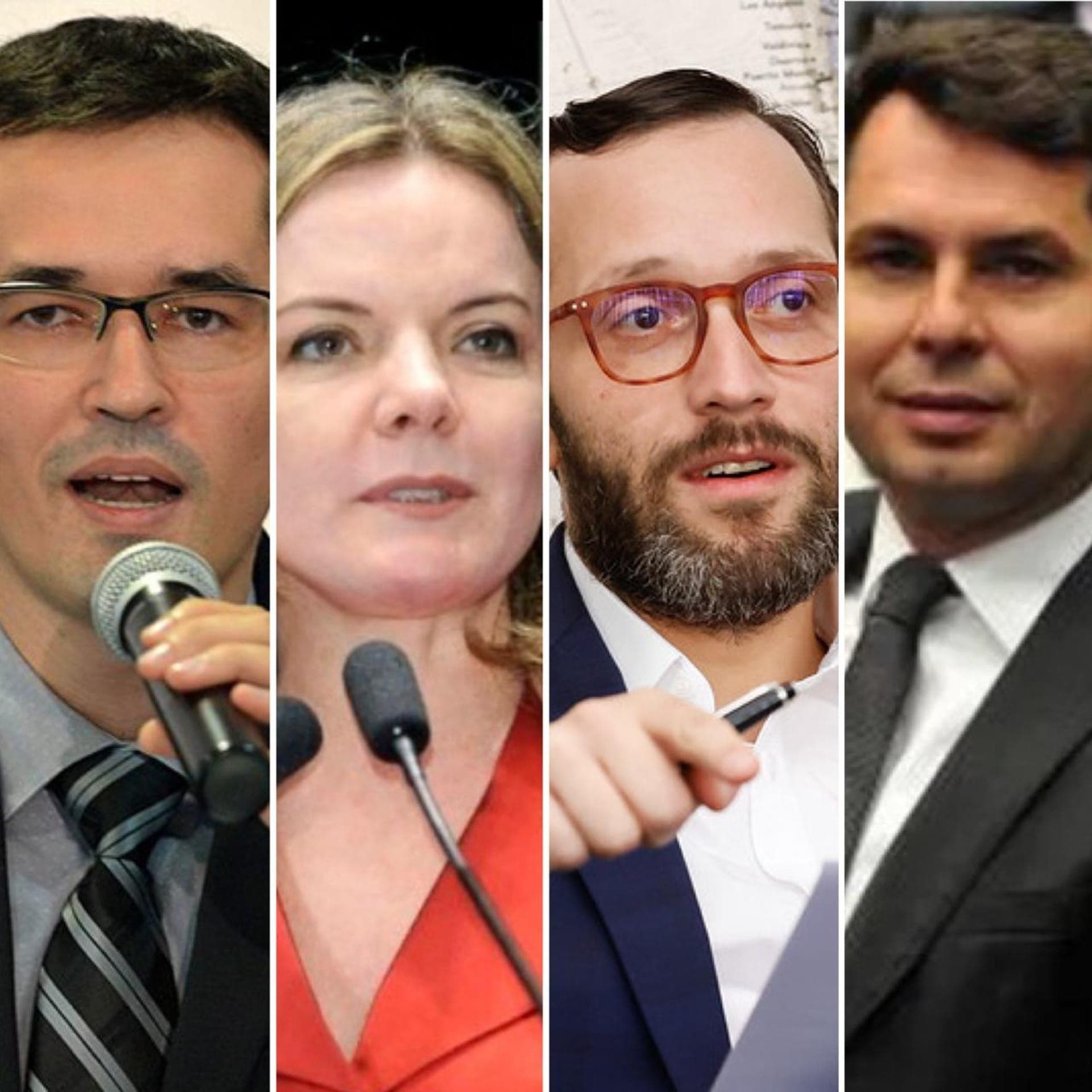 Disputa pelo Senado no PR: Dallagnol, Gleisi, Filipe Barros e Alexandre Curi