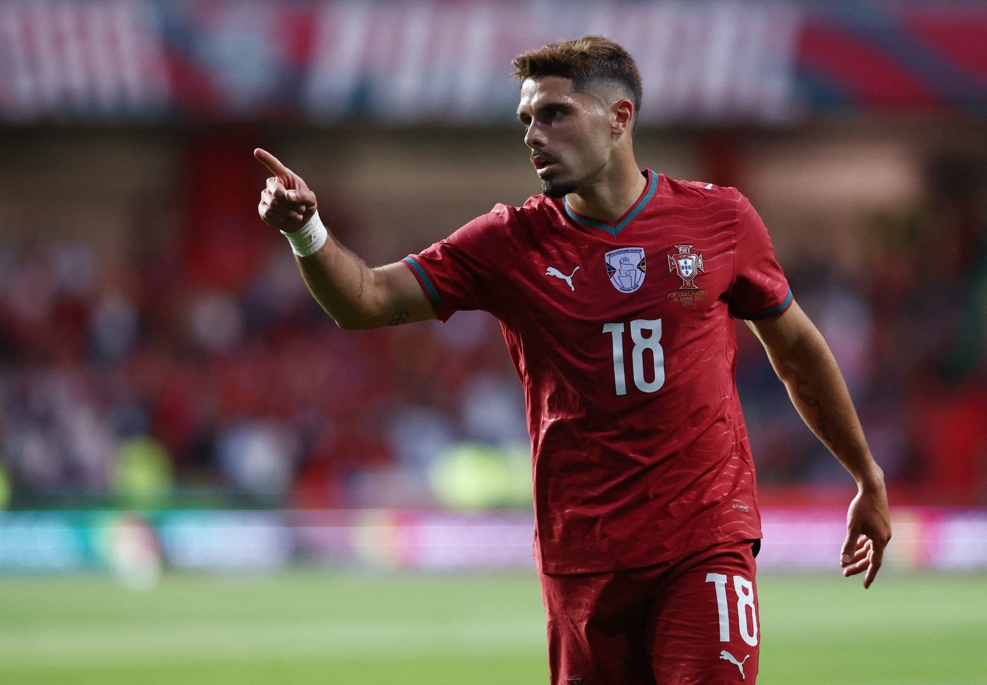 Pedro Neto fez o 1º gol de Portugal