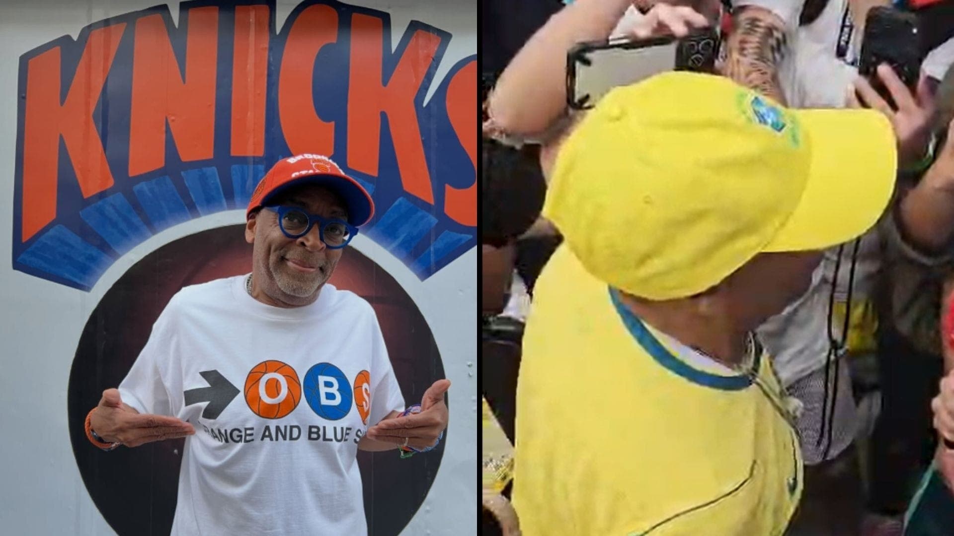 Spike Lee esteve no treino da Seleção
