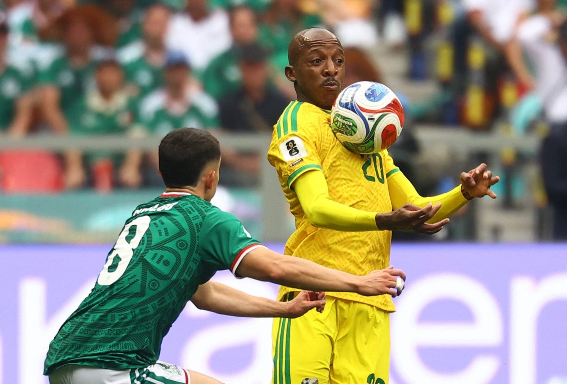 Khuliso Mudau não entendeu o inglês do brasileiro Wilton Pereira Sampaio