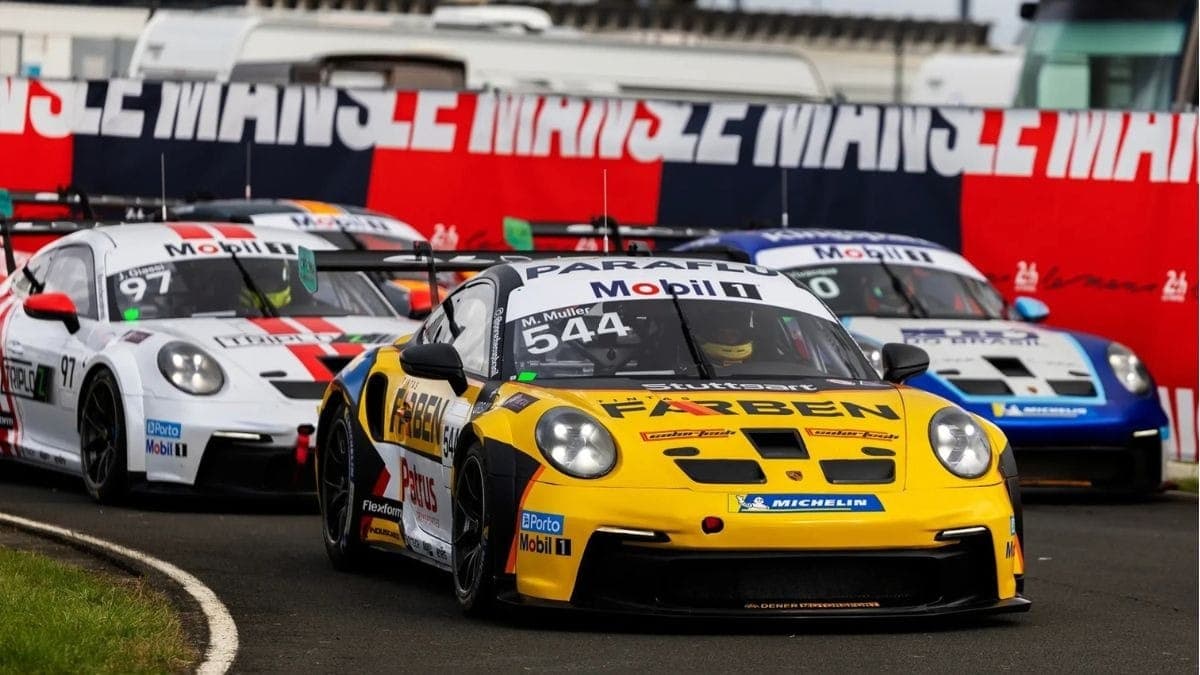 Porsche Cup: Giassi ultrapassa Muller na última volta e vence em Le Mans