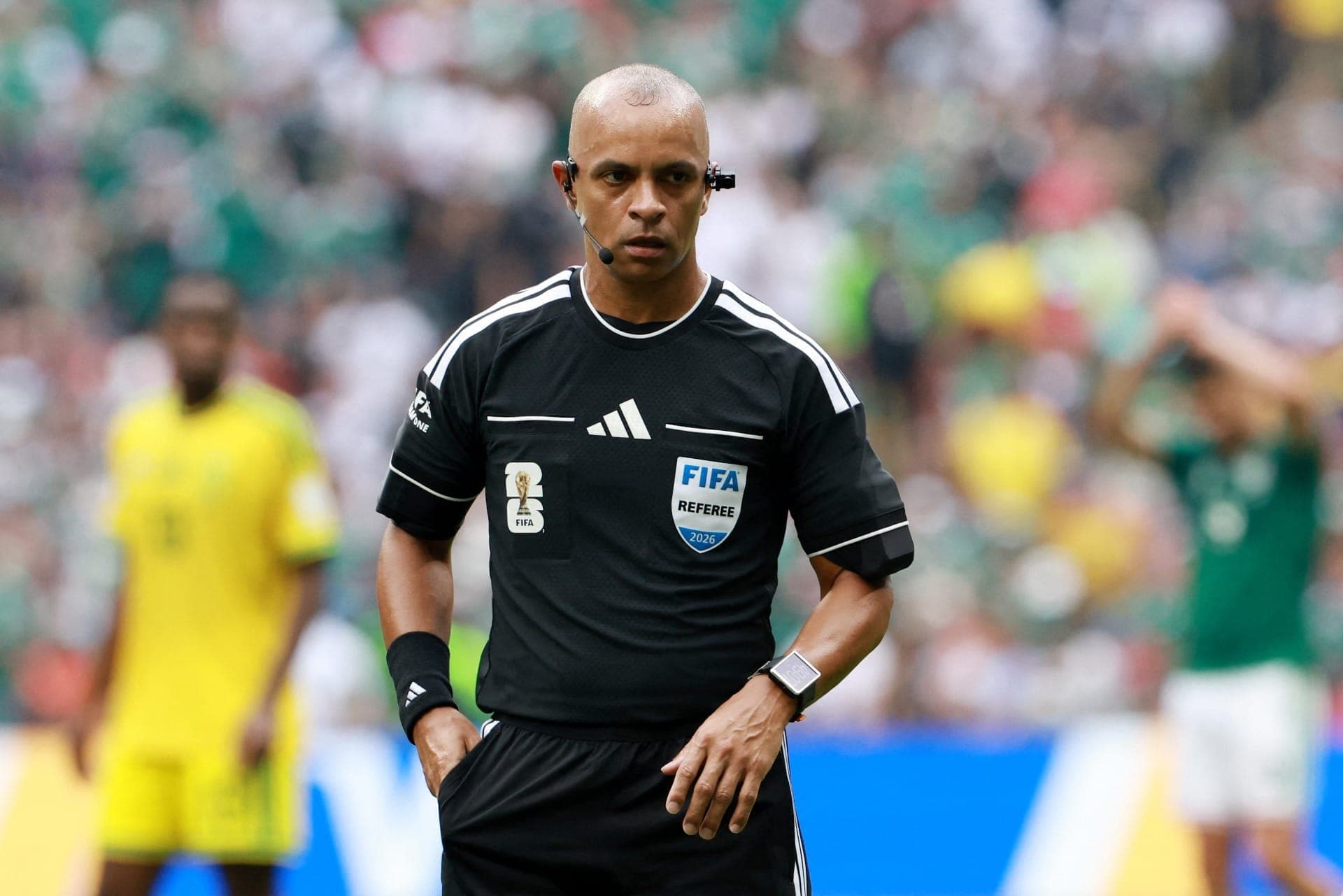 Wilton Pereira Sampaio na abertura da Copa do Mundo