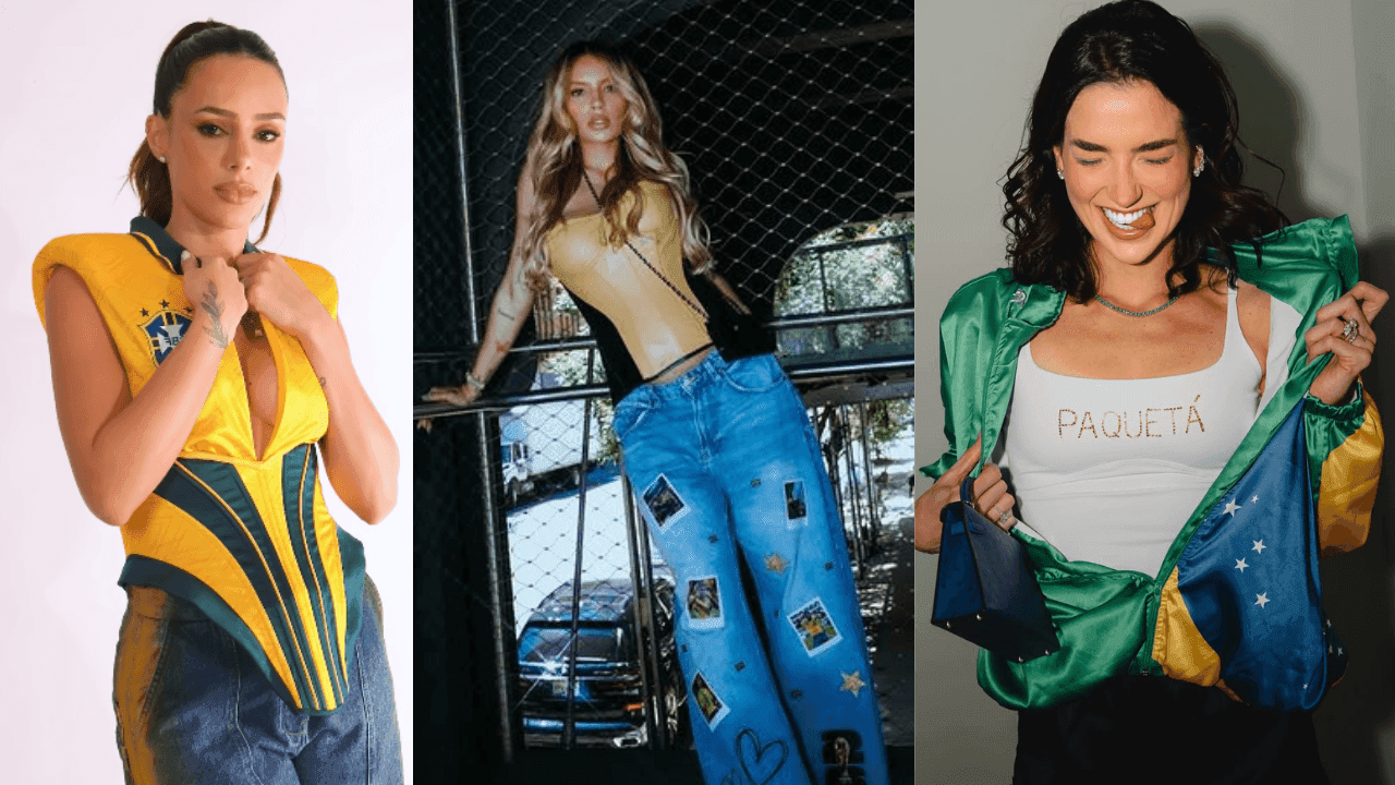 Bruna Biancardi, Gariely Miranda e Duda Fournier para a estreia do Brasil