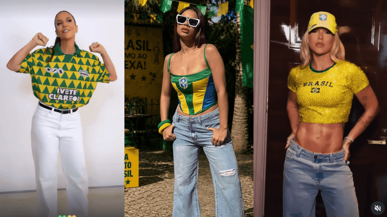 Ivete, Lexa e Virginia para a estreia do Brasil na Copa 2026
