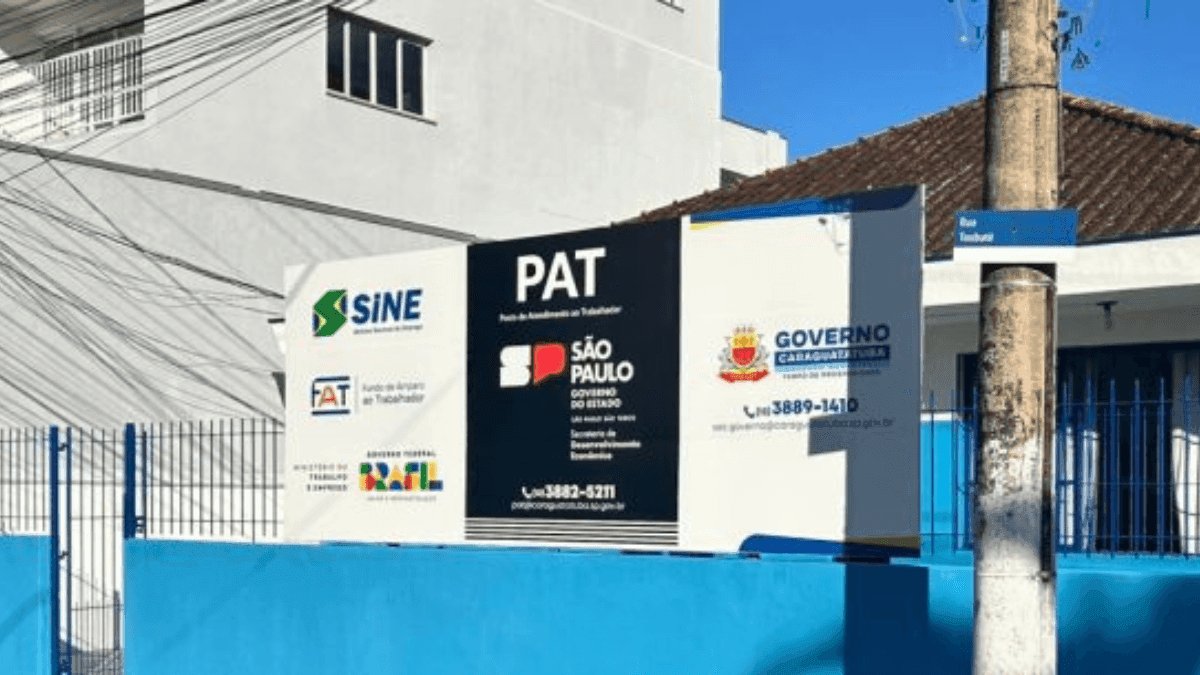 PAT de Caraguatatuba oferece 103 vagas de emprego nesta segunda-feira (15)
