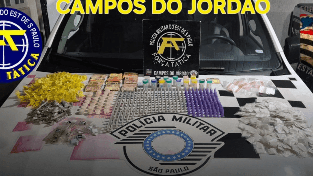 Polícia prende gerente do tráfico em Campos do Jordão com cocaína e K9