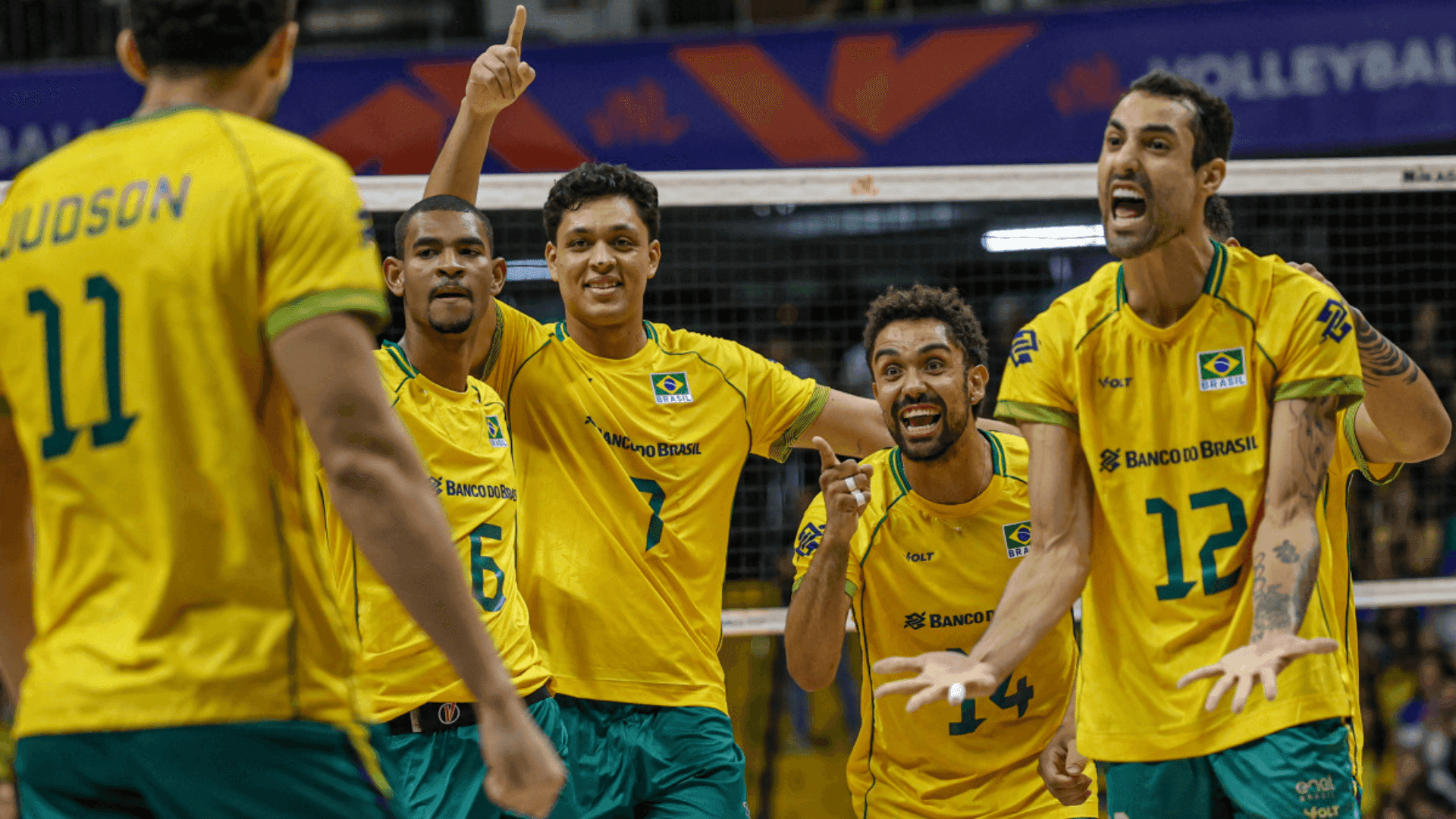 Seleção brasileira masculina de vôlei tem 100% de aproveitamento na VNL até agora
