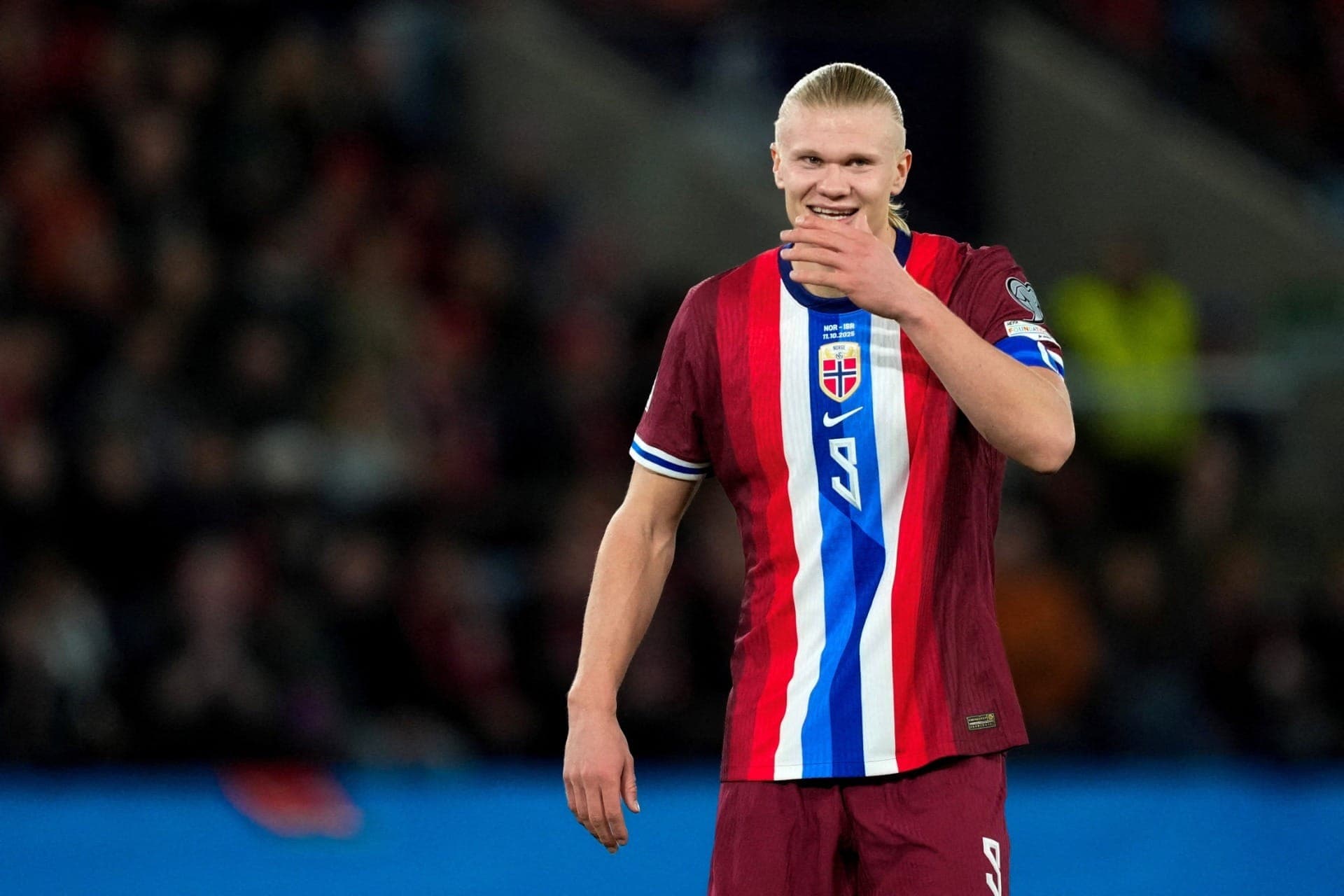 Haaland é a grande estrela da Noruega