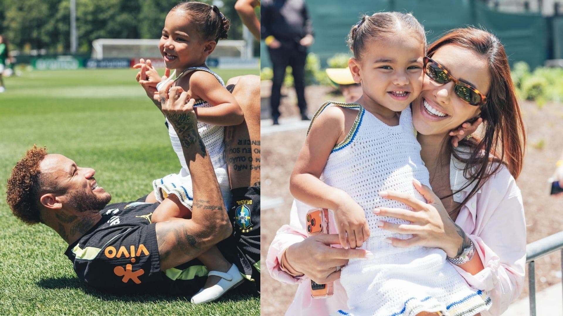 Neymar, Mavie e Bruna Biancardi