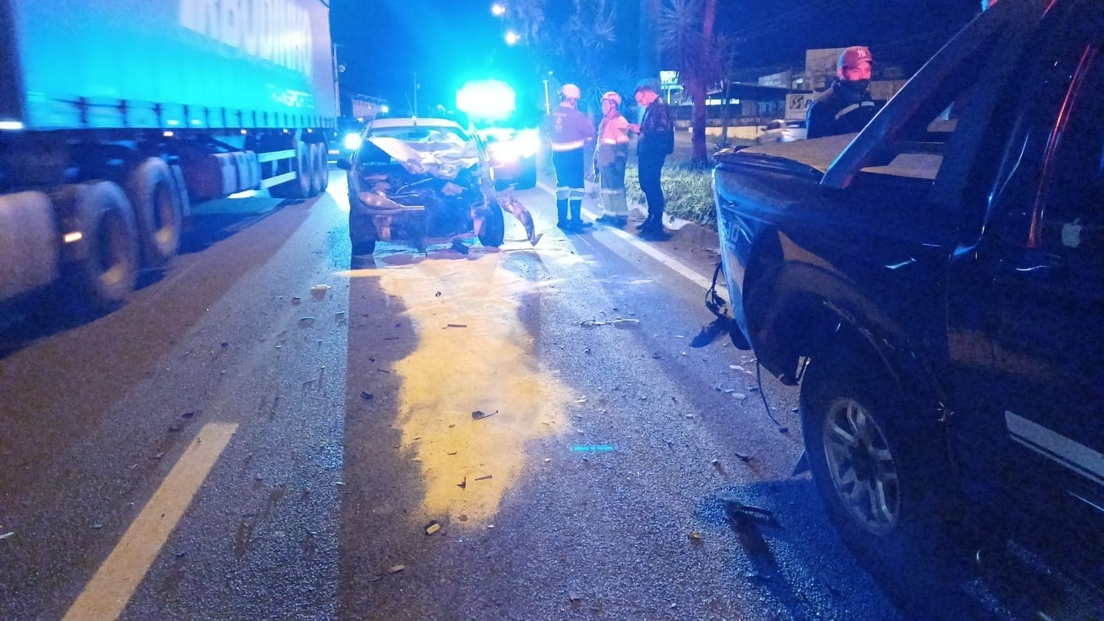 Acidente deixou idosos feridos em Ponta Grossa