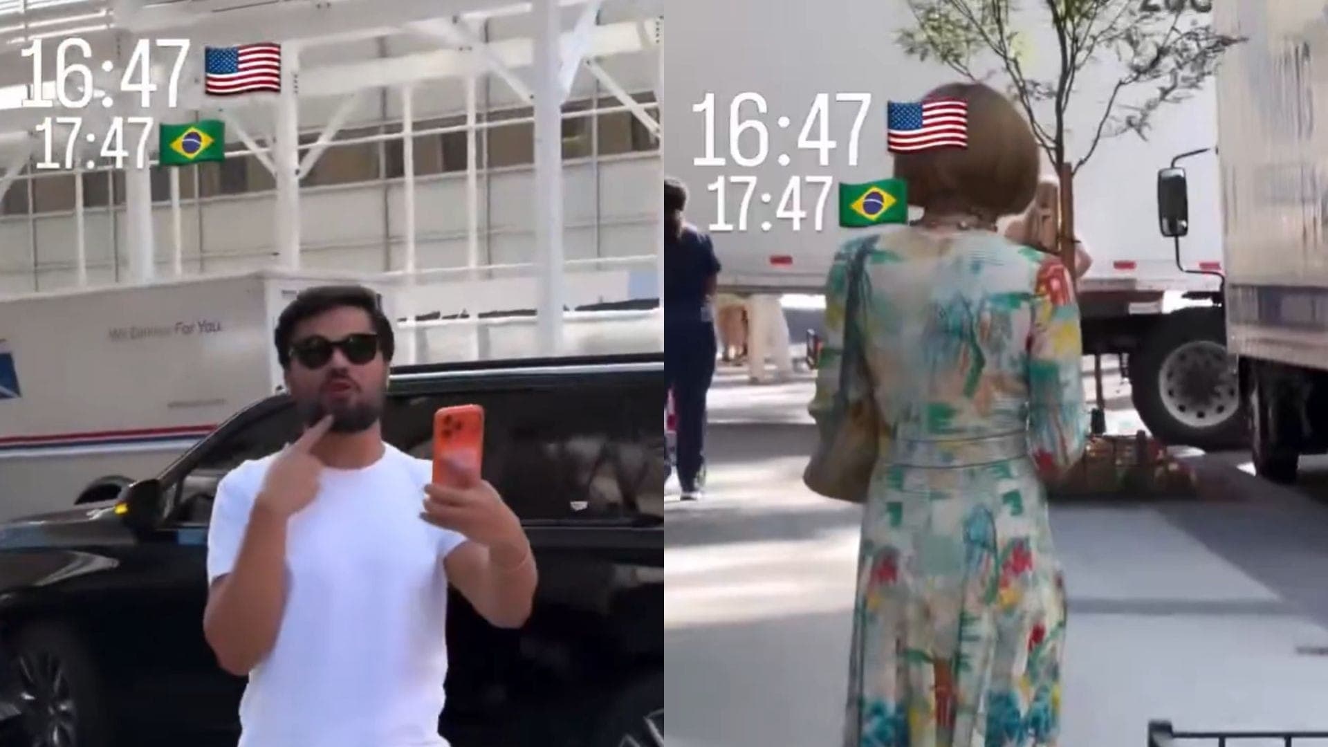 Anna Wintour foi gravada por Virginia e Lucas Guedez