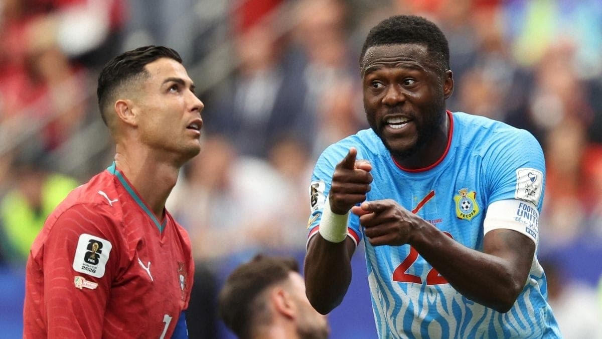 Cristiano Ronaldo teve partida apagada contra a RD Congo