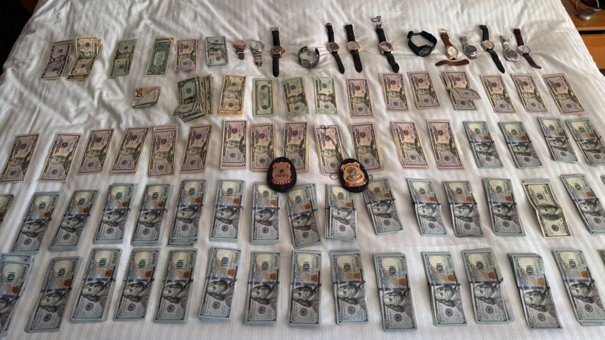 49 mil dólares apreendidos em hotel de luxo