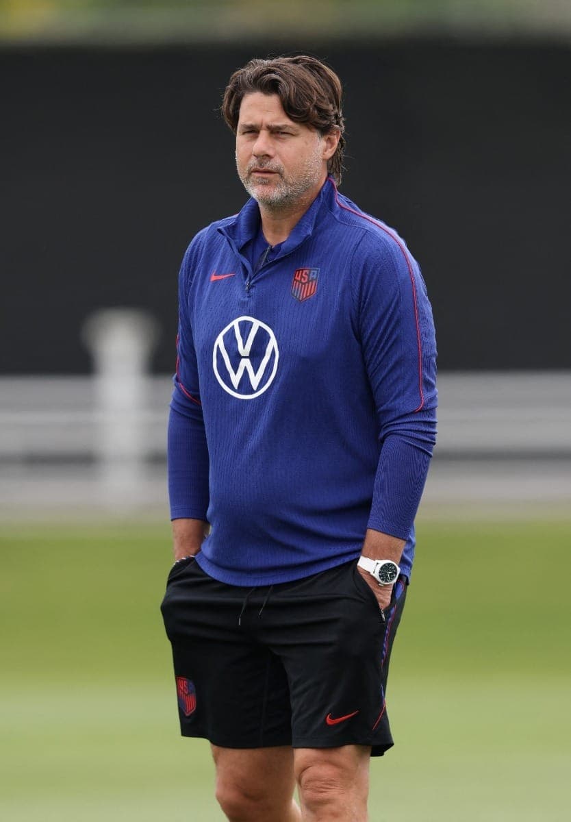 O técnico Mauricio Pochettino comanda os EUA contra a Austrália