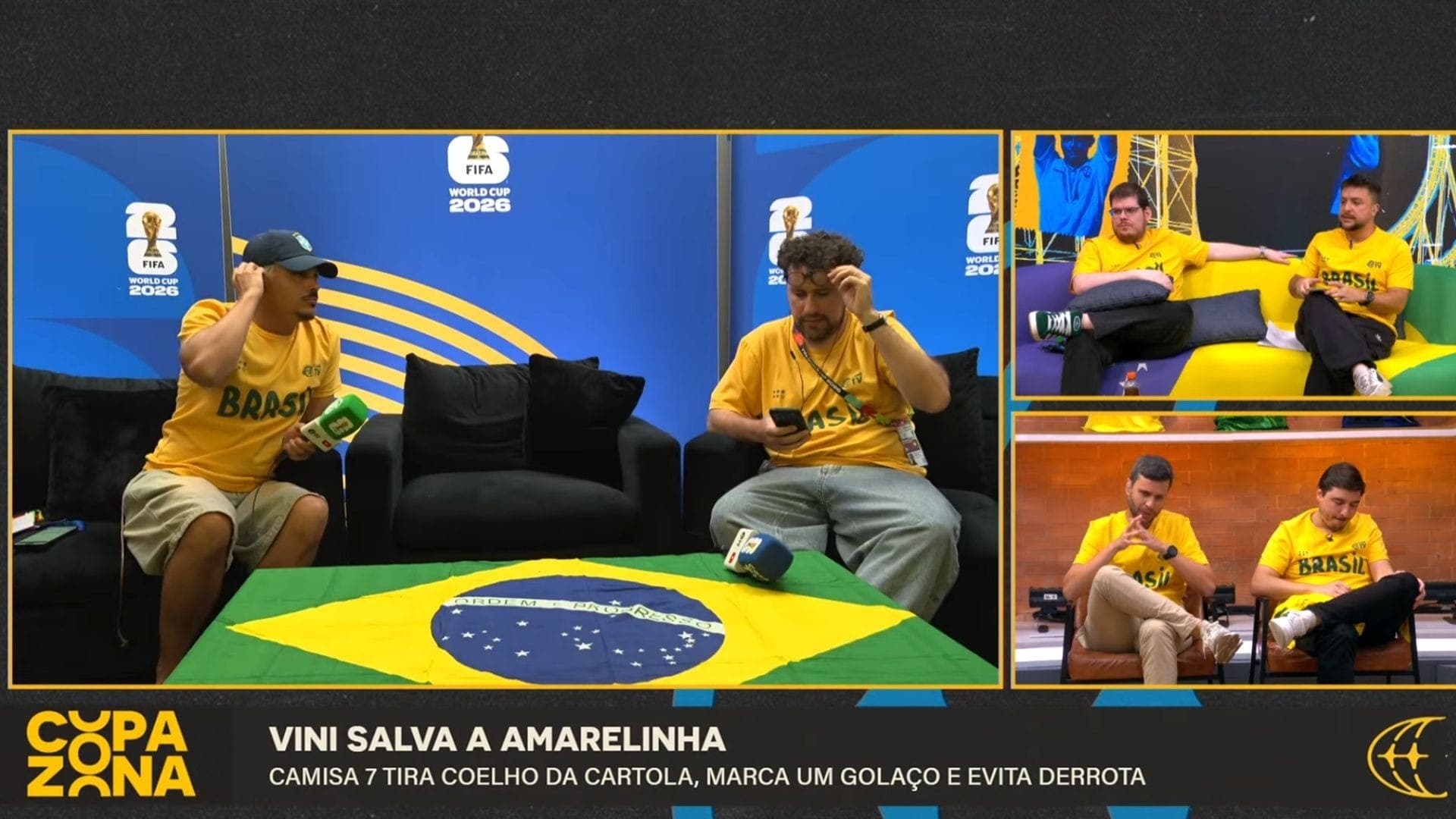 Programa Copazona da Cazé TV no Youtube