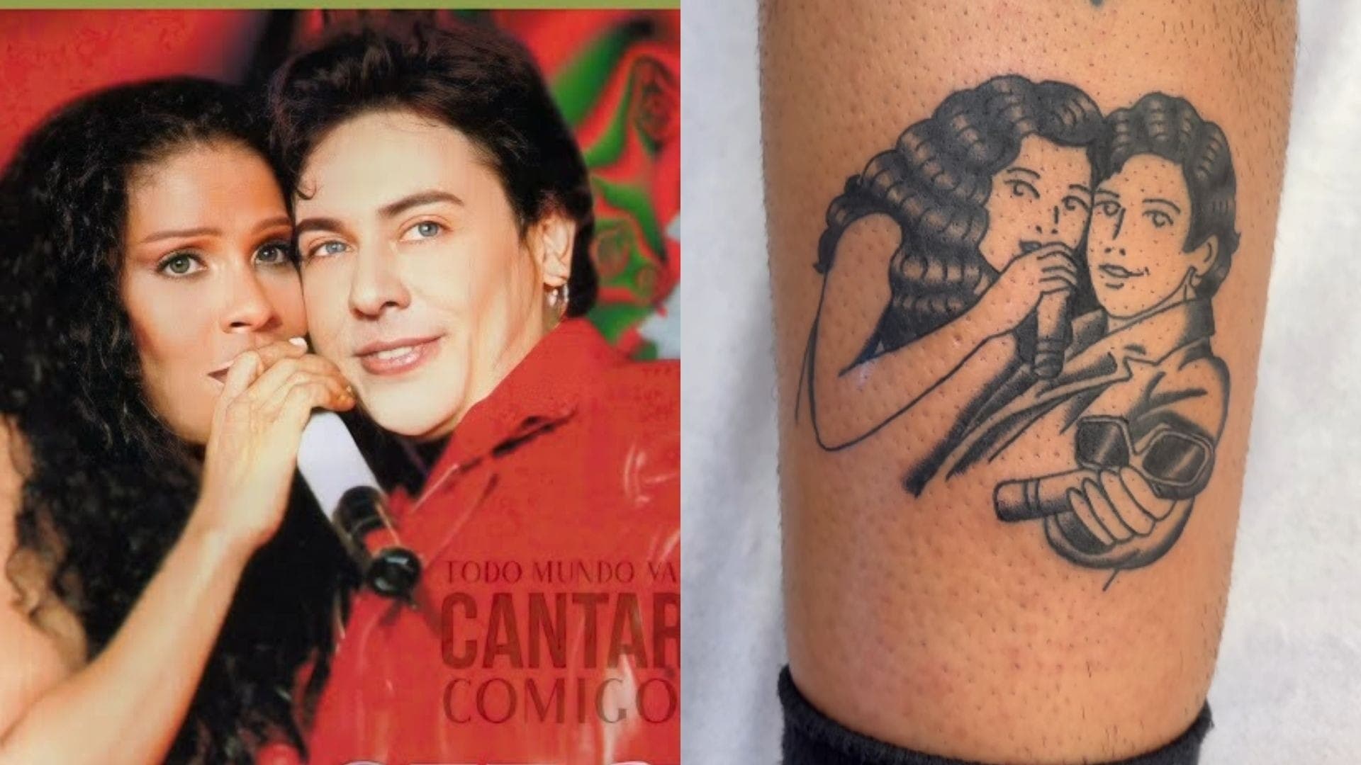 Tatuadora fez homenagem ao Calcinha Preta