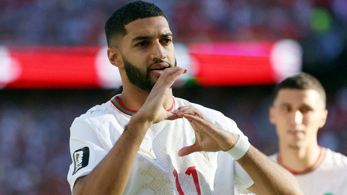 Saibari abriu o placar para Marrocos contra a Escócia