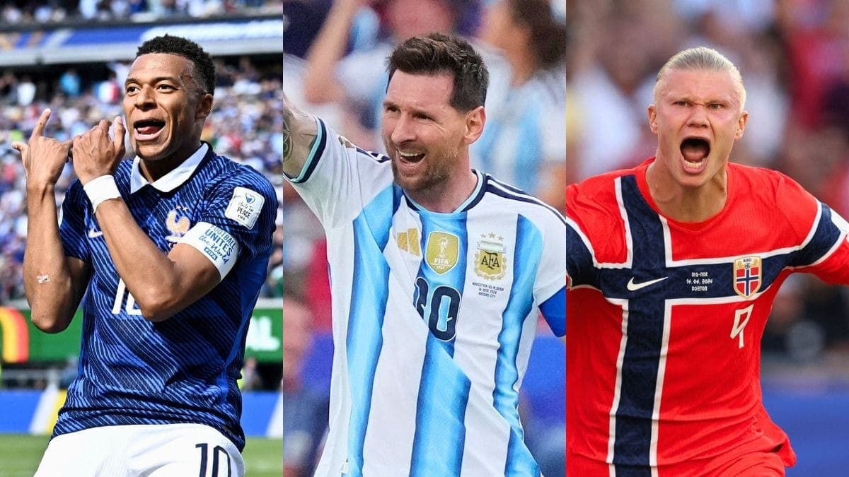 Messi, Mbappé e Haaland prometem briga intensa pela artilharia da Copa