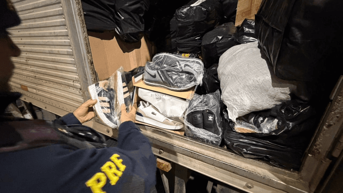 Caminhão com milhares de produtos falsificados é apreendido em Lorena