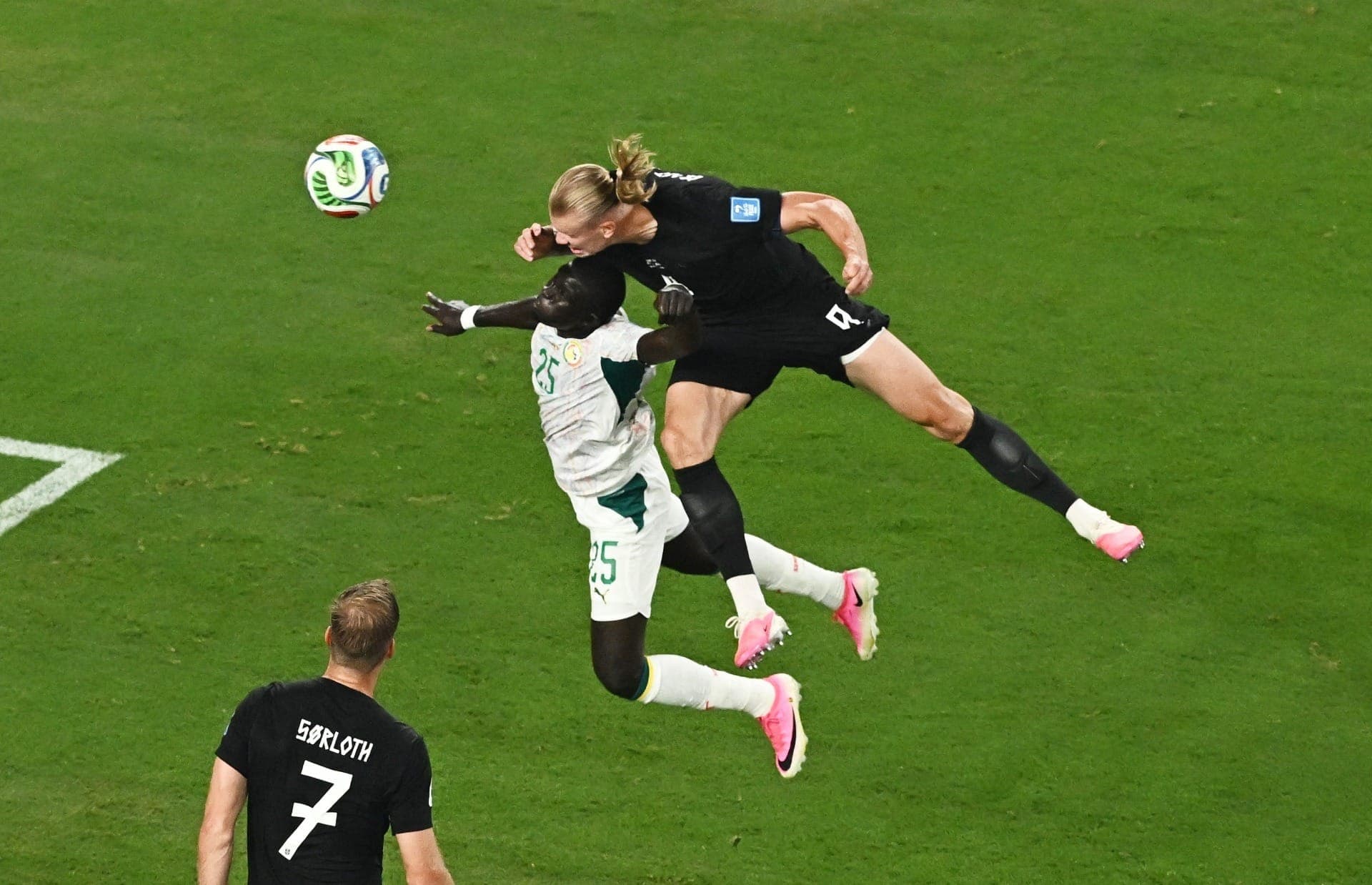 Haaland em disputa em Noruega x Senegal