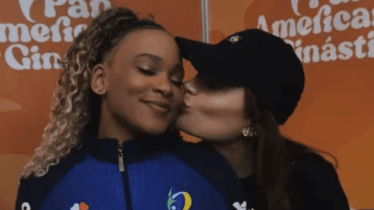 Rebeca Andrade assume namoro com Gisele após conquistar ouro no Rio