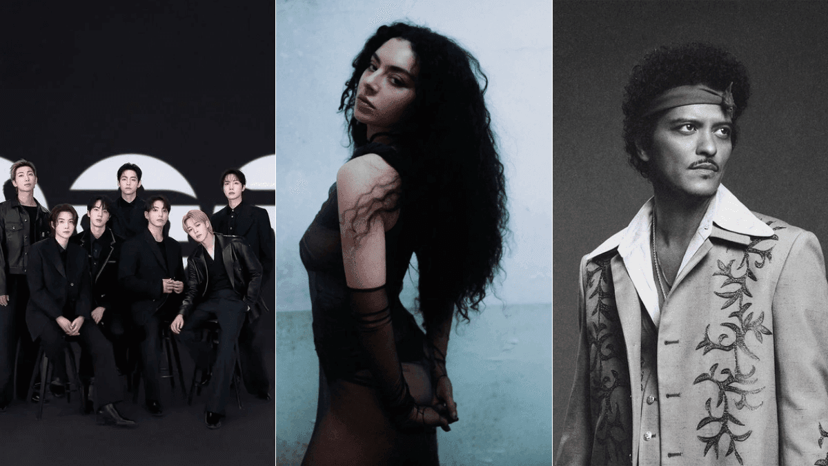 BTS, Charli XCX e Bruno Mars estão entre os 50 melhores álbuns de 2026, segundo a Billboard