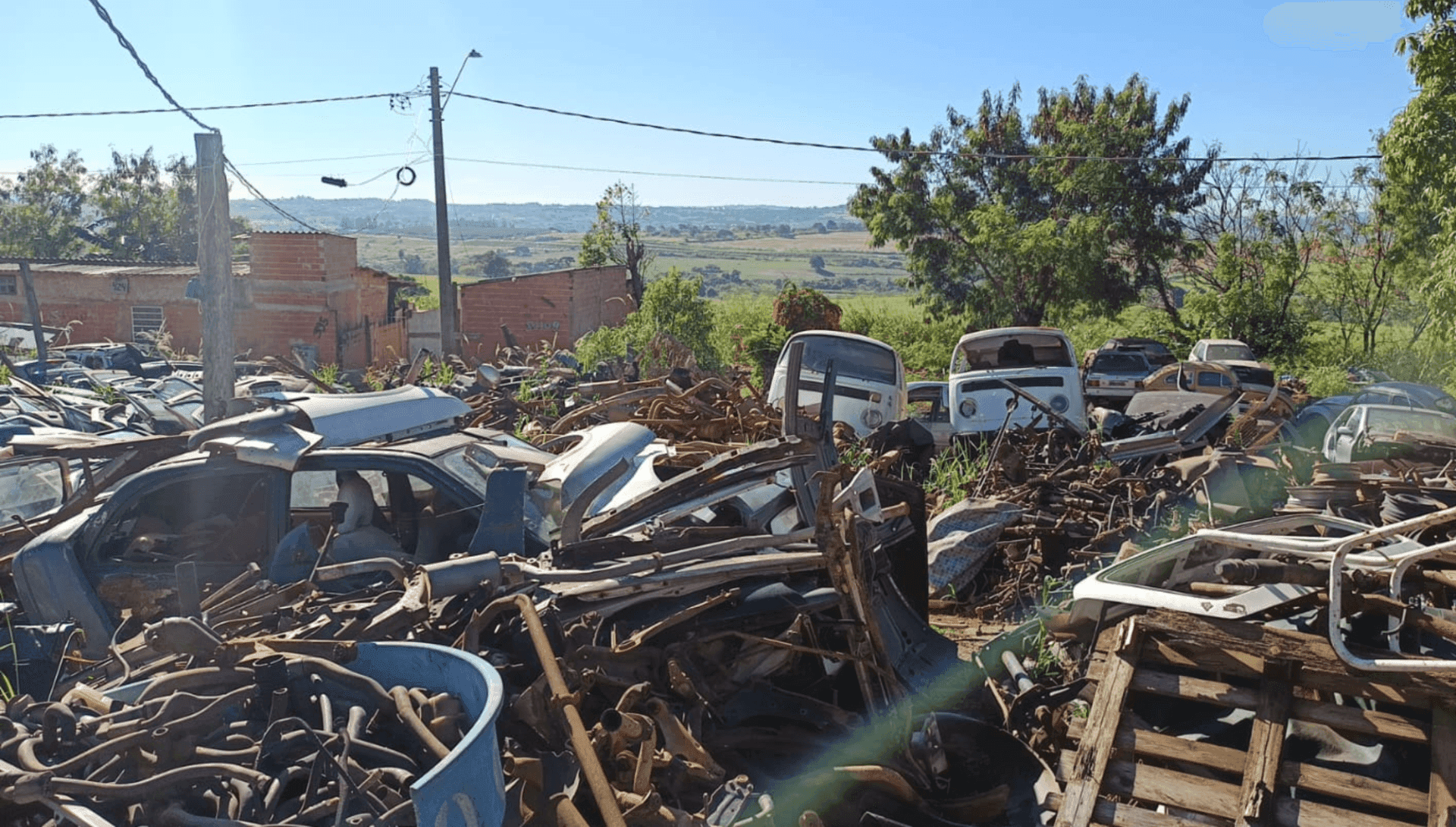 Pelo tamanho da apreensão, os objetos permaneceram no próprio local