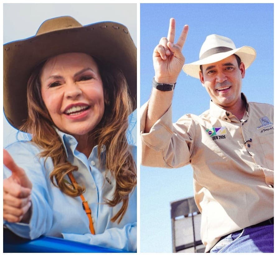 Tocantins: Professora Dorinha (à esq.) e Vincentinho Jr. (à dir.)
