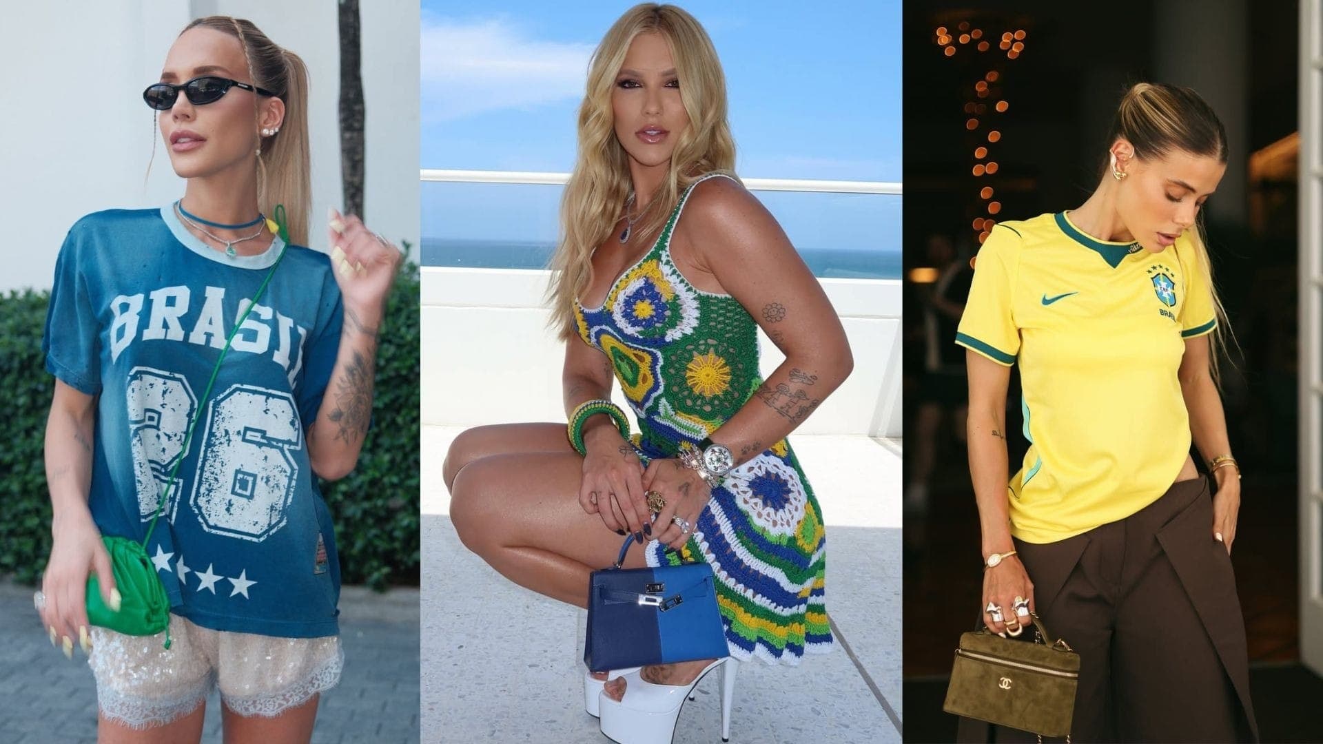 Selesposas preferem simplicidade, já Virginia quer luxo