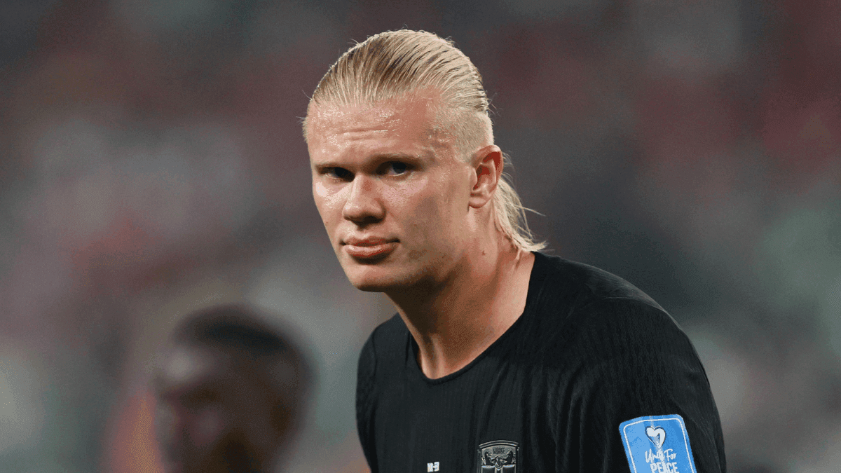 Haaland, atacante da Noruega