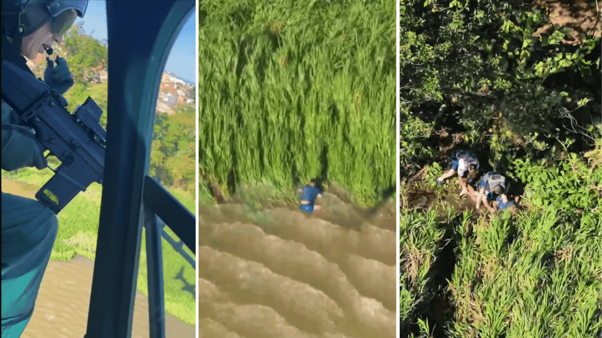 Após perseguição, suspeito é preso ao tentar fugir pelo Rio Paraíba em SJC