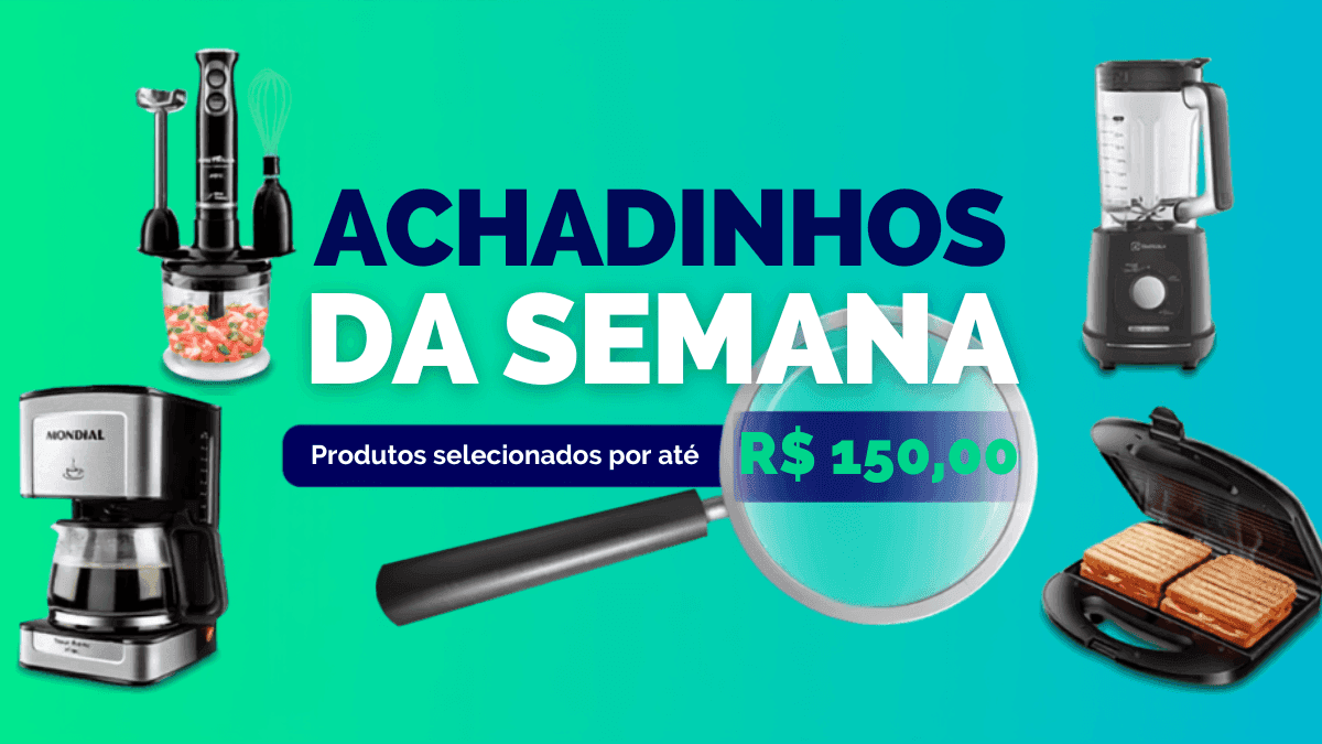 5 eletroportáteis por até R$ 150 que valem a pena ter em casa