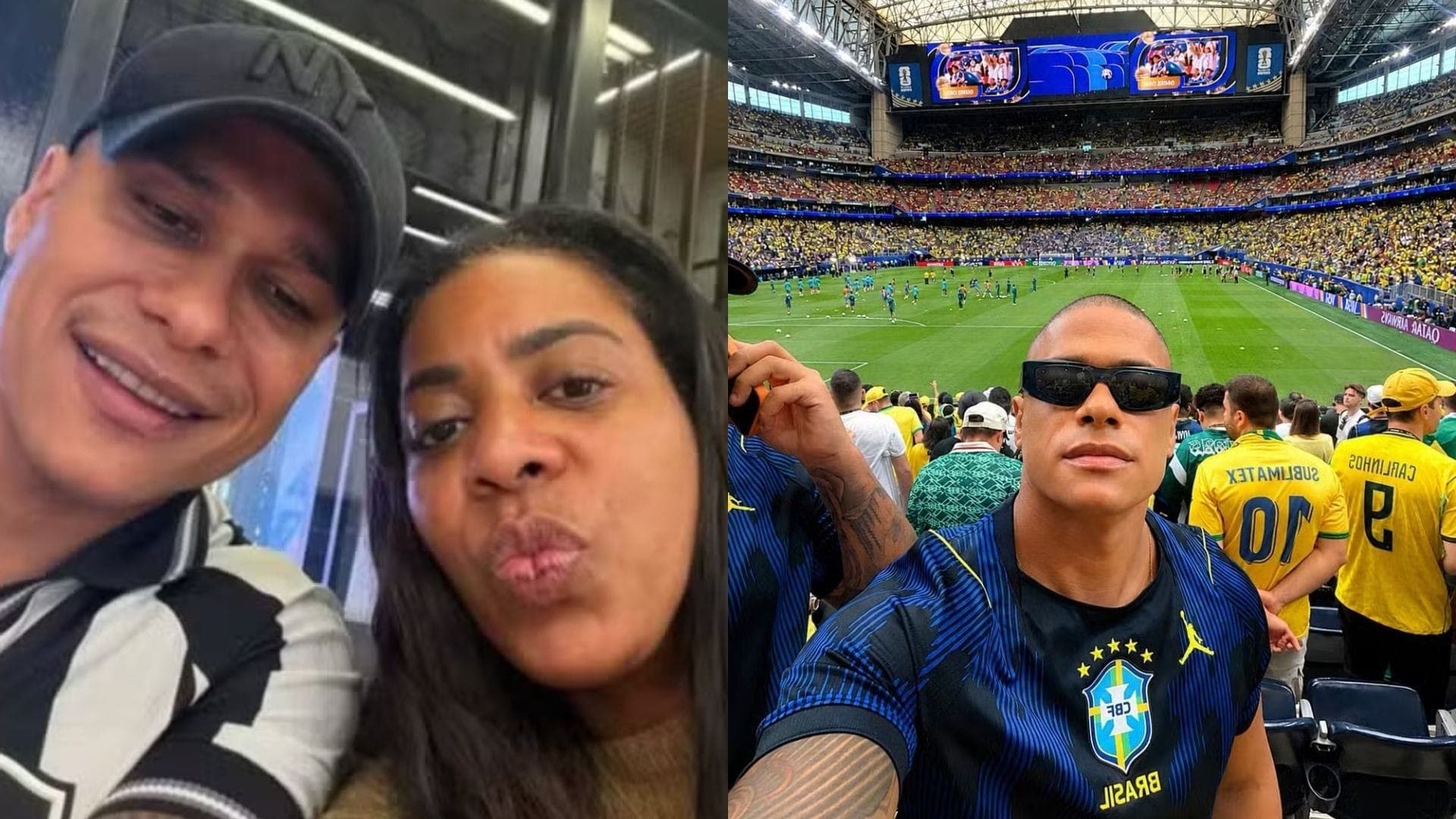Ex de Jojo Todynho acompanha jogos do Brasil