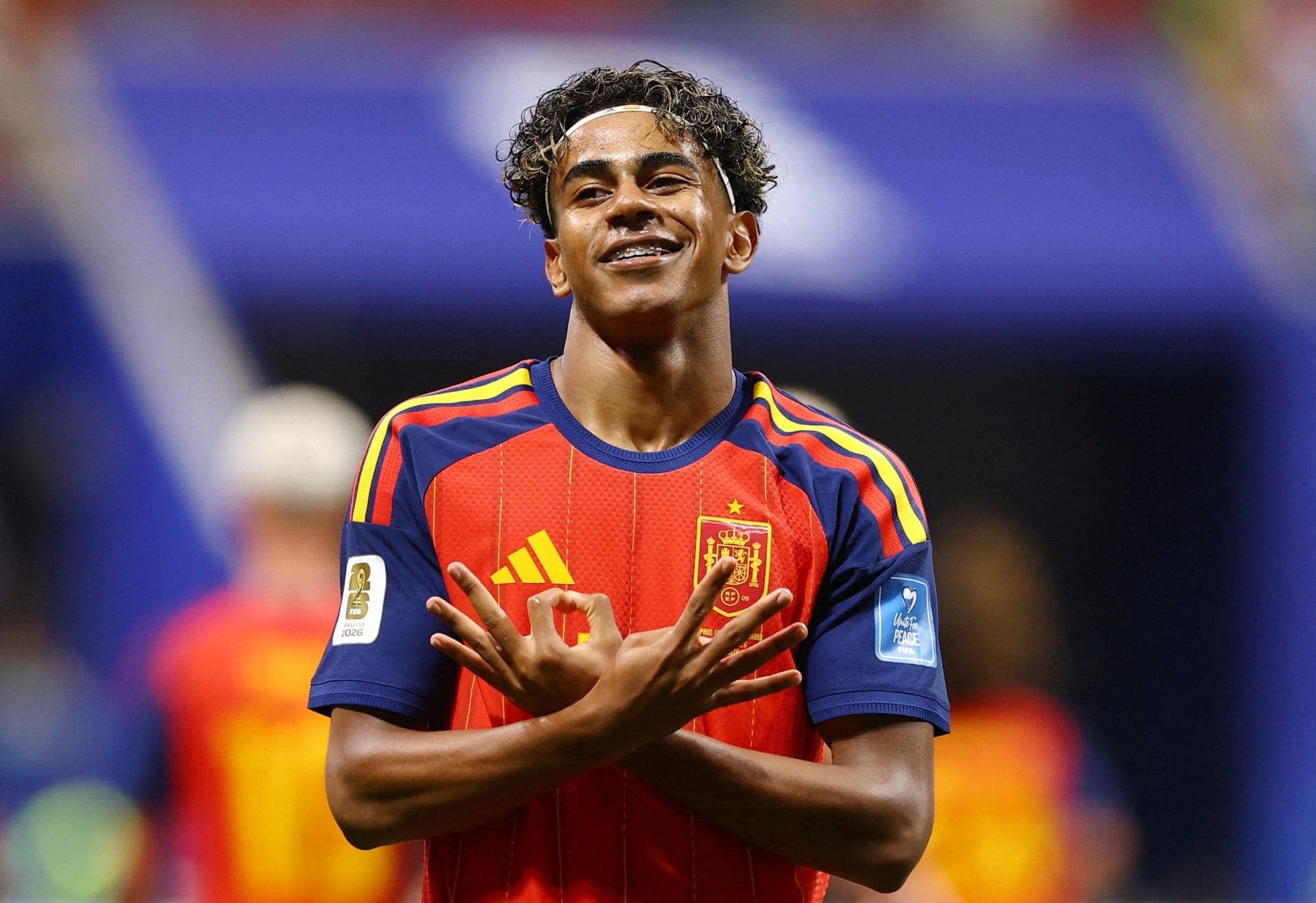 Lamine Yamal, destaque da Espanha