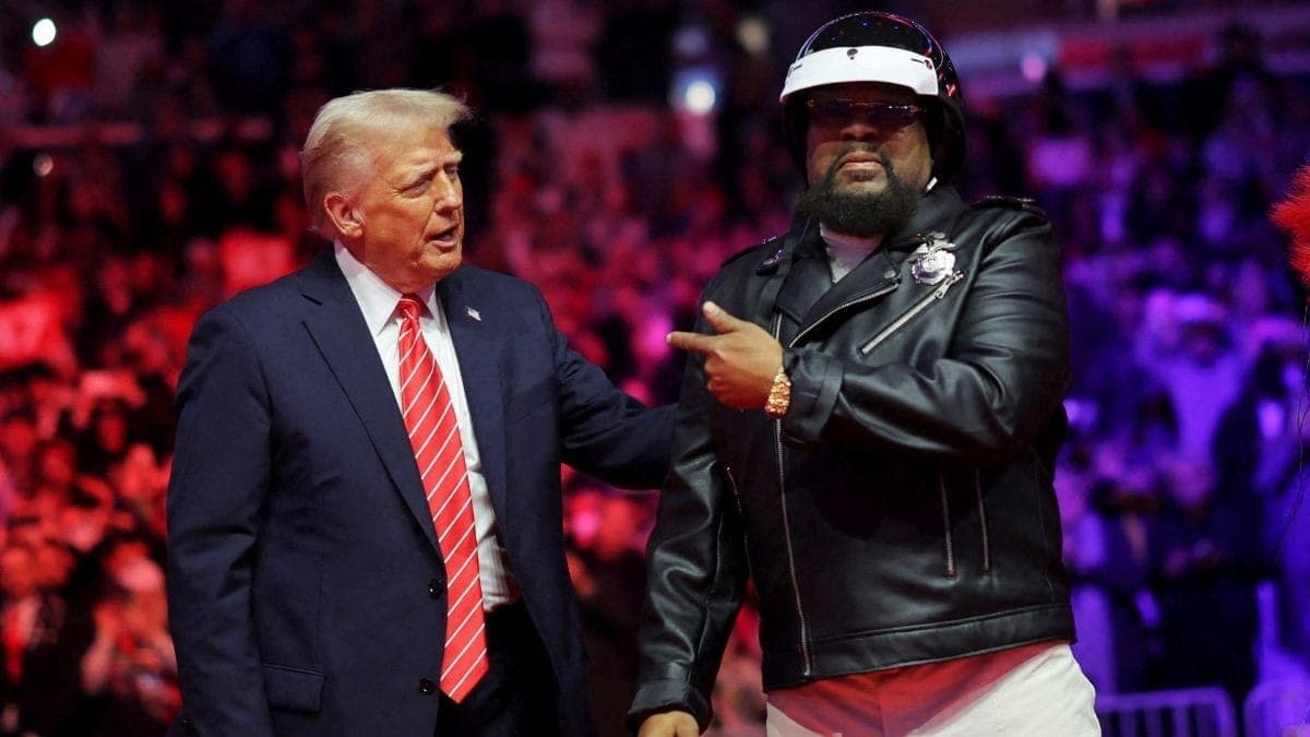 Victor Willis com Donald Trump