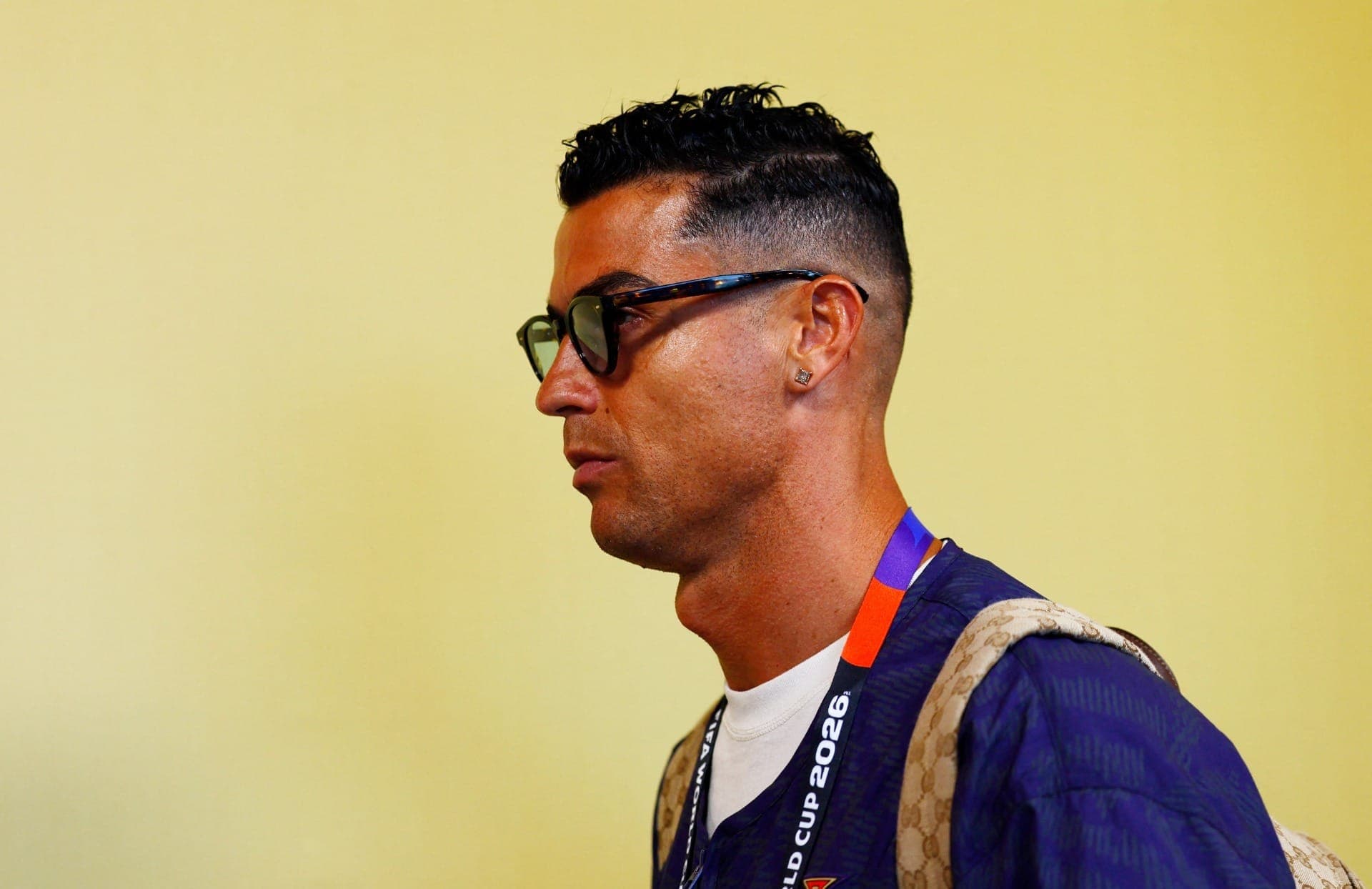Cristiano Ronaldo chega em Toronto para jogo contra Croácia