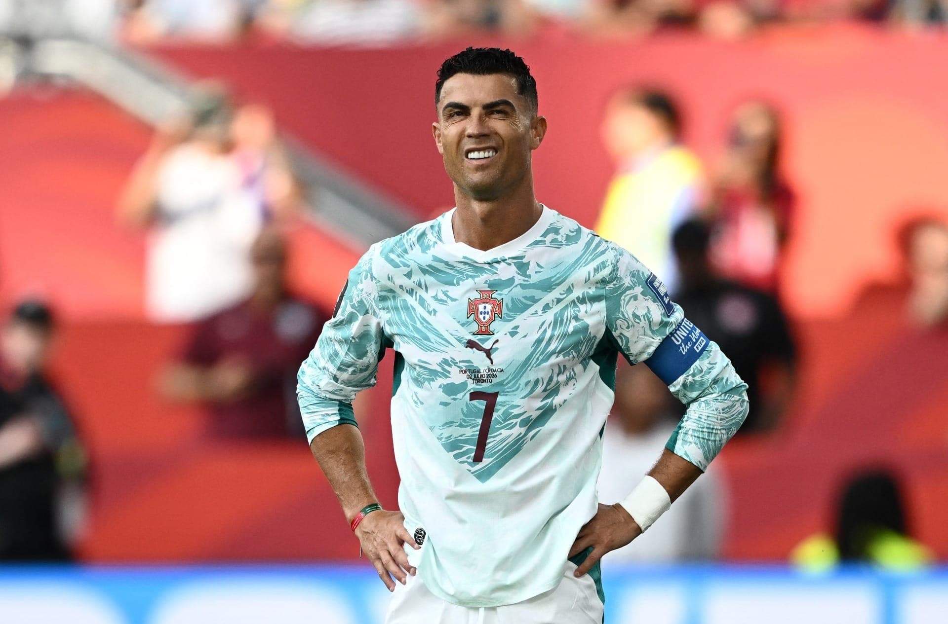 Cristiano Ronaldo durante Portugal x Croácia