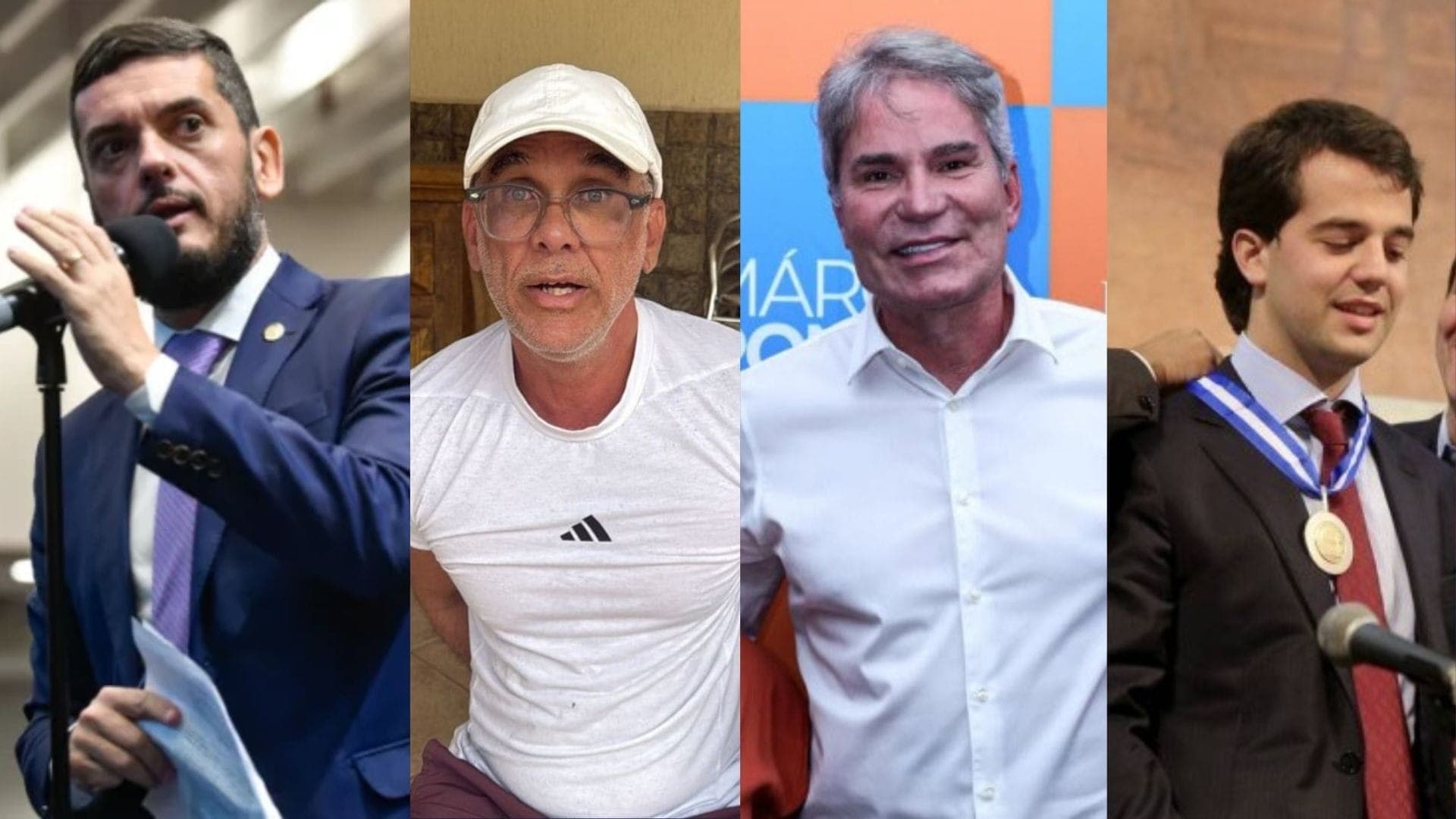 Rodrigo Bacellar, Adilsinho, Marcio Poncio e Marco Antônio Cabral