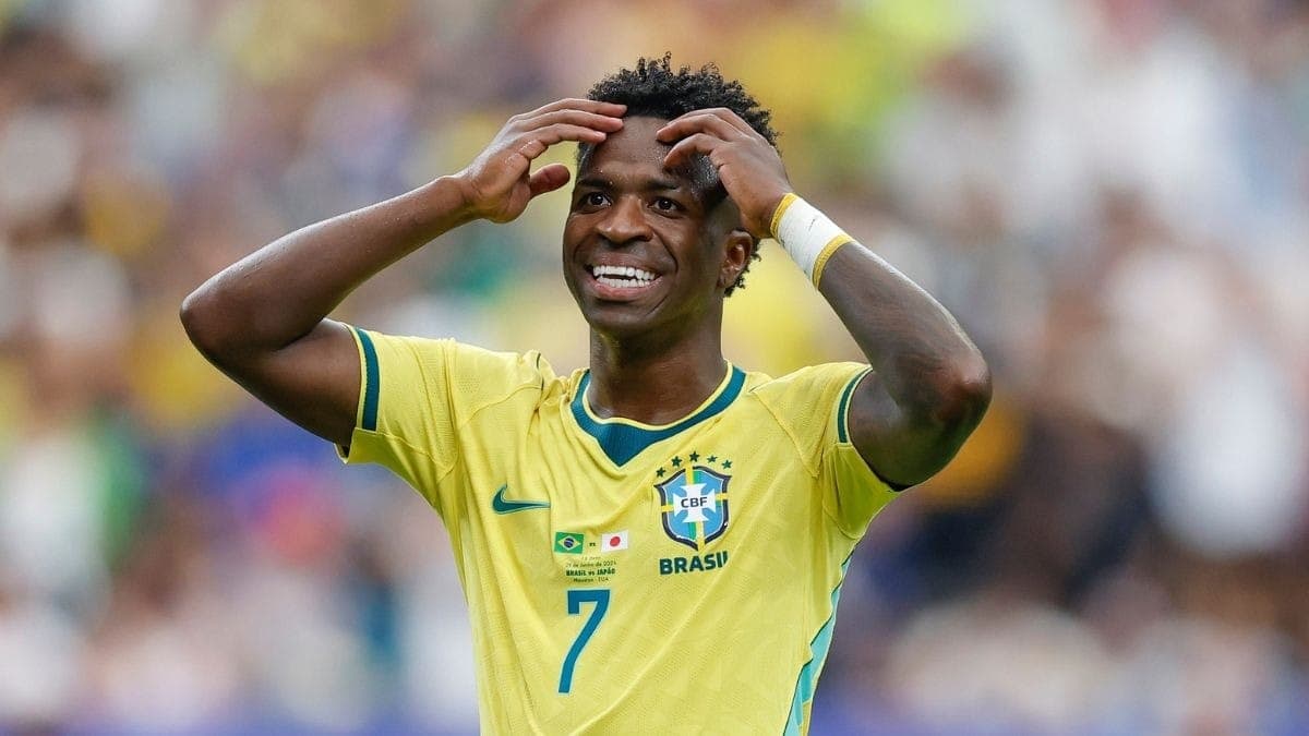 Vini Jr, atacante da Seleção Brasileira