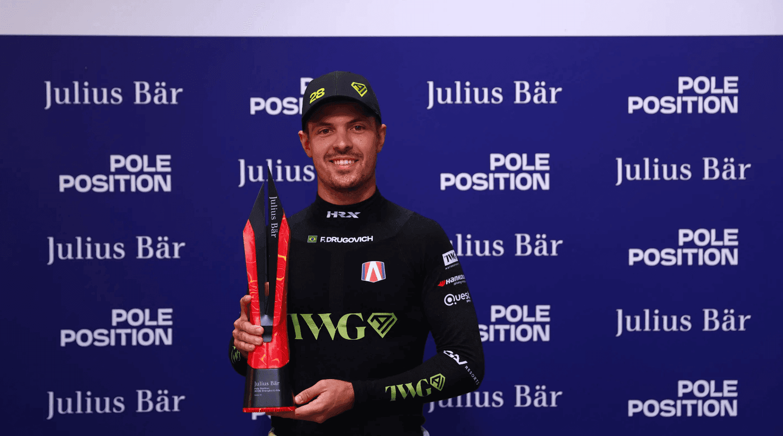 Drugovich conquistou a pole position no E-Prix de Xangai