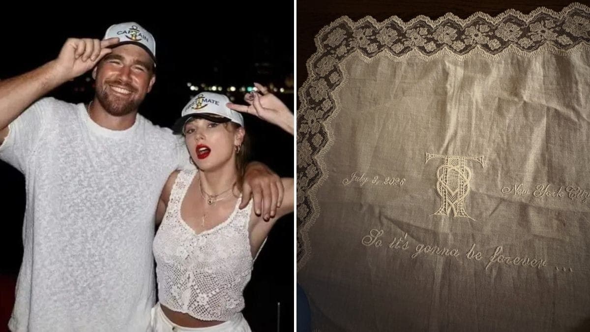 Taylor Swift e Travis Kelce casaram-se na última sexta-feira (3)