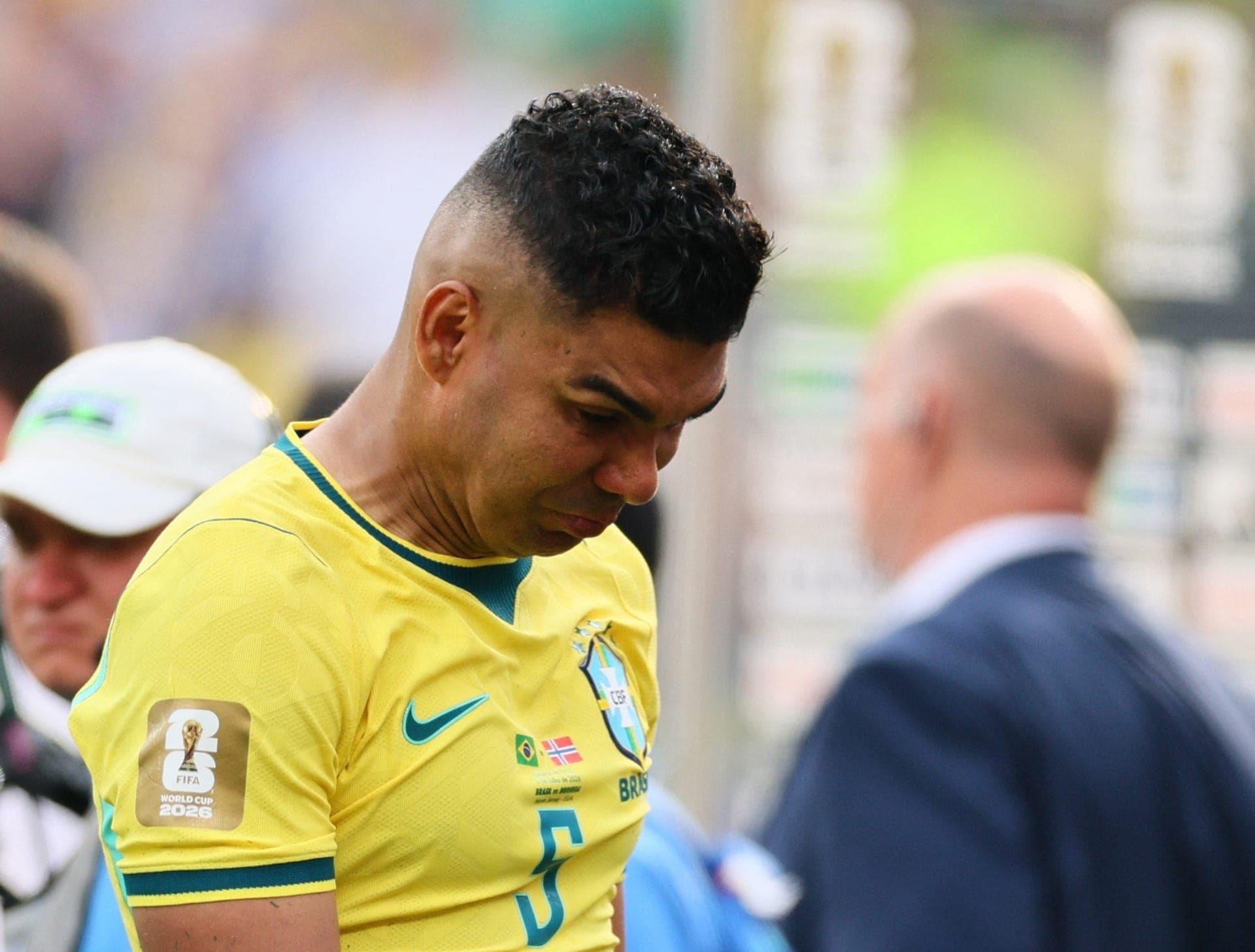 A defesa do Brasil viu a Noruega jogar