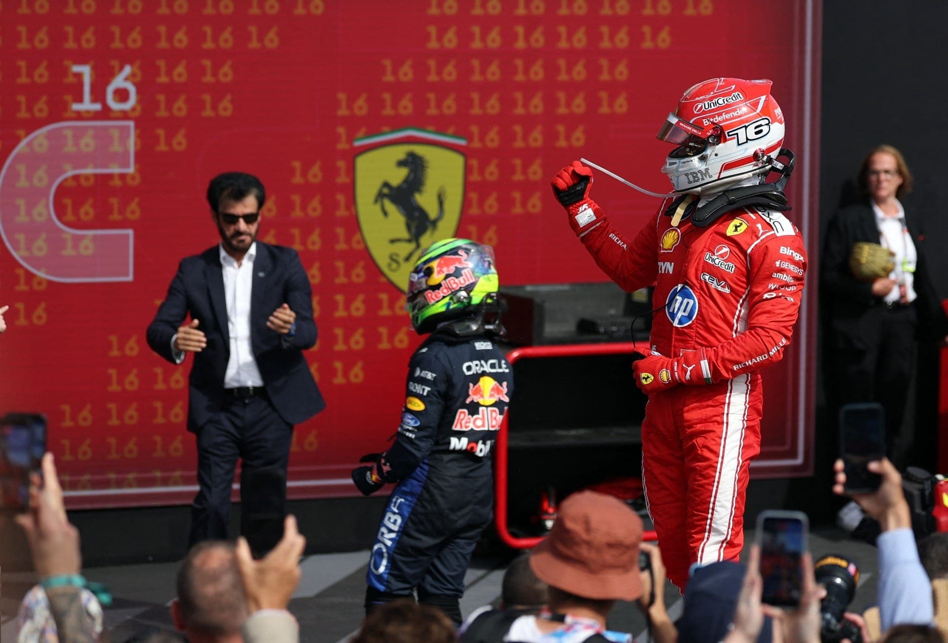 Charles Leclerc vence caótico GP da Inglaterra; Bortoleto é 8º