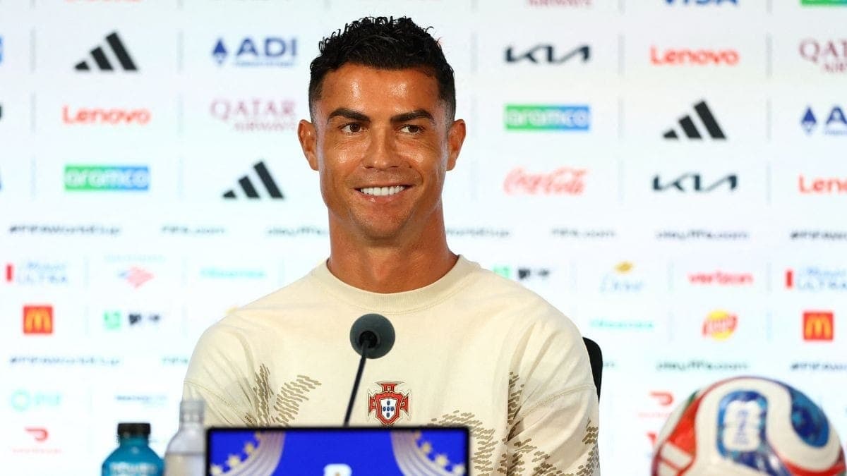 Cristiano Ronaldo em coletiva antes de Portugal x Espanha