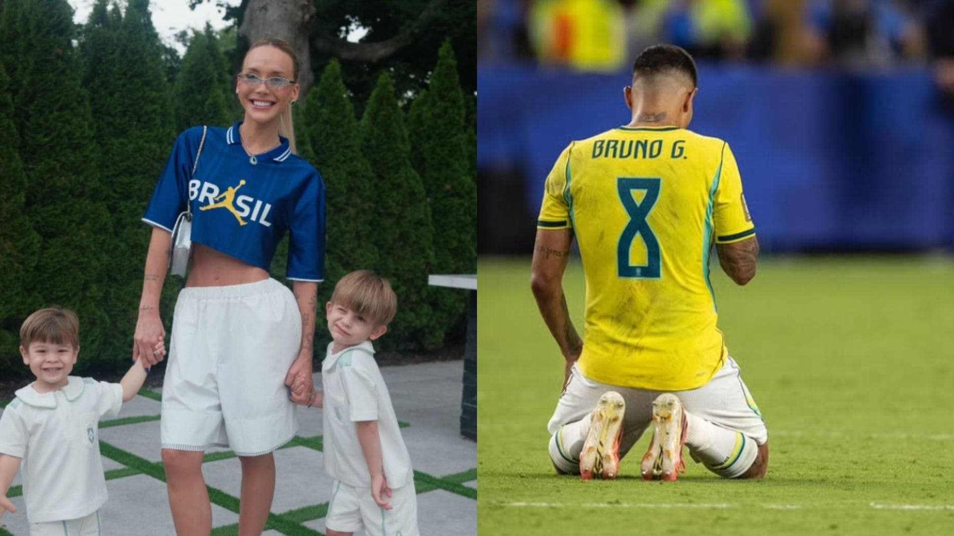Esposa de Bruno Guimarães desabafou nas redes sociais